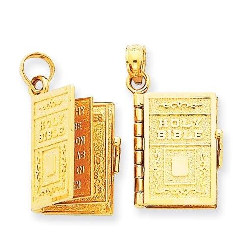 Holy Bible Charm with Move-able Pages (JC-071/JC-073)