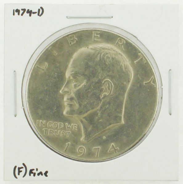 1974-D Eisenhower Dollar RATING: (F) Fine N2-3643-01