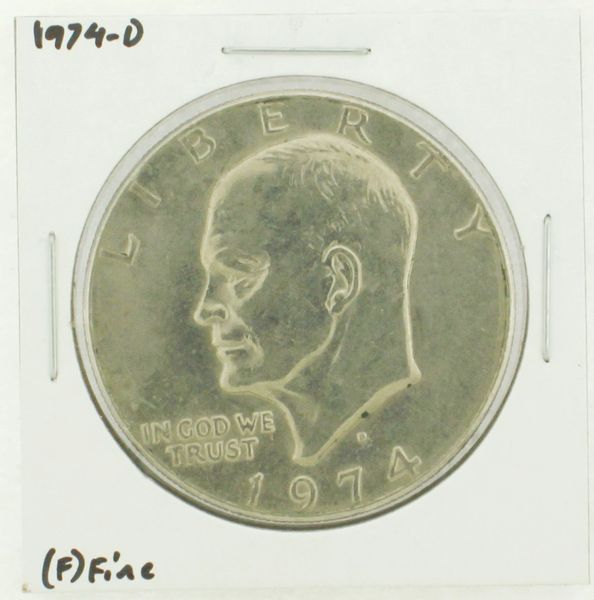 1974-D Eisenhower Dollar RATING: (F) Fine N2-3643-02