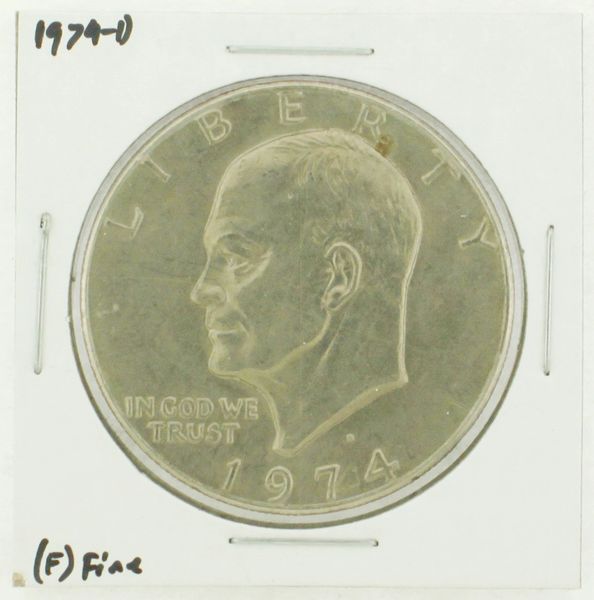 1974-D Eisenhower Dollar RATING: (F) Fine N2-3643-03