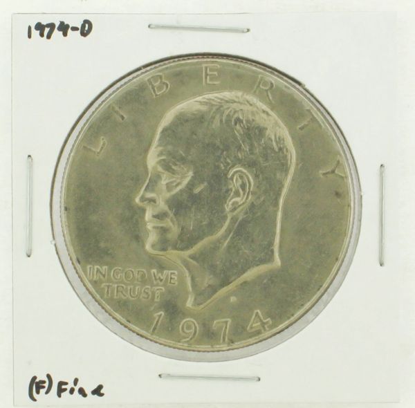 1974-D Eisenhower Dollar RATING: (F) Fine N2-3643-06