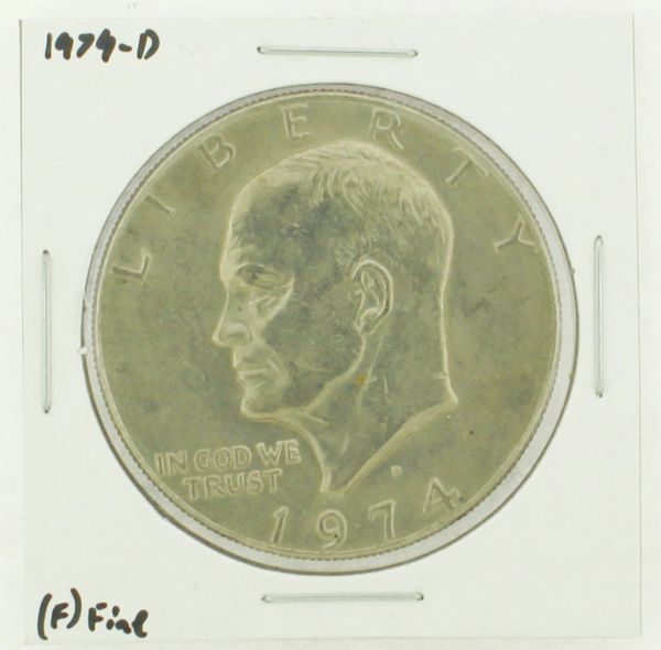 1974-D Eisenhower Dollar RATING: (F) Fine N2-3643-08