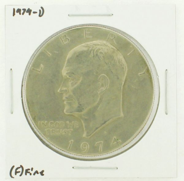 1974-D Eisenhower Dollar RATING: (F) Fine N2-3643-09