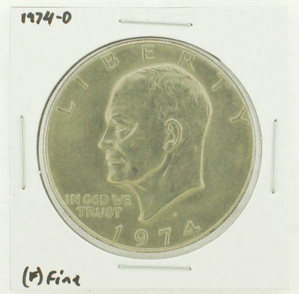 1974-D Eisenhower Dollar RATING: (F) Fine N2-3643-11