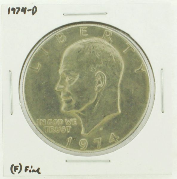 1974-D Eisenhower Dollar RATING: (F) Fine N2-3643-13