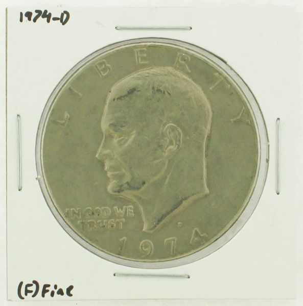 1974-D Eisenhower Dollar RATING: (F) Fine N2-3643-15