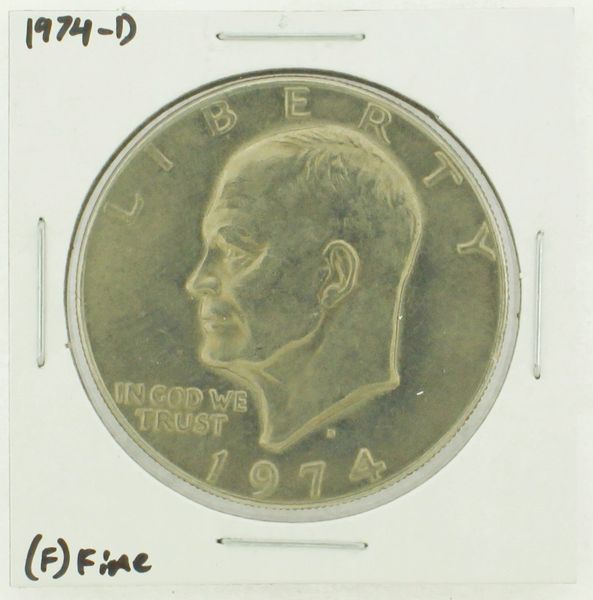 1974-D Eisenhower Dollar RATING: (F) Fine N2-3643-18