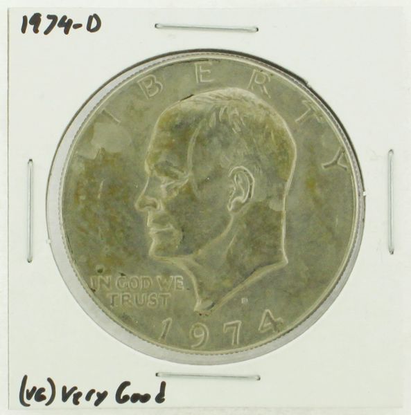 1974-D Eisenhower Dollar RATING: (VG) Very Good N2-3744-03