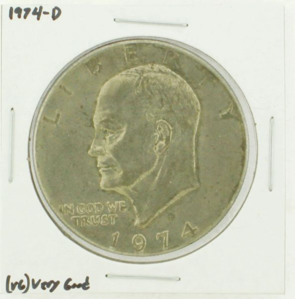 1974-D Eisenhower Dollar RATING: (VG) Very Good N2-3744-05