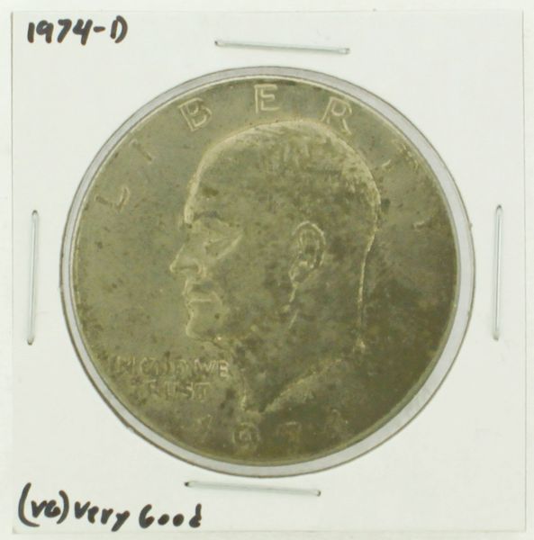 1974-D Eisenhower Dollar RATING: (VG) Very Good N2-3744-06