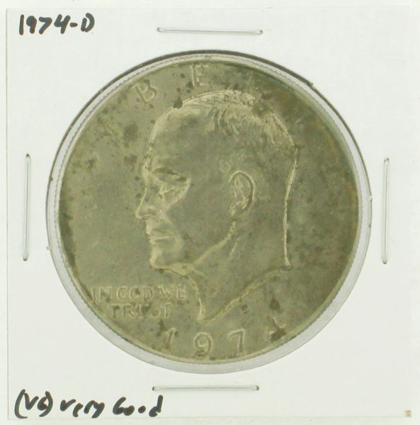 1974-D Eisenhower Dollar RATING: (VG) Very Good N2-3744-07