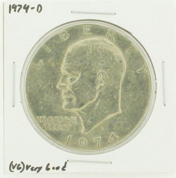 1974-D Eisenhower Dollar RATING: (VG) Very Good N2-3744-08