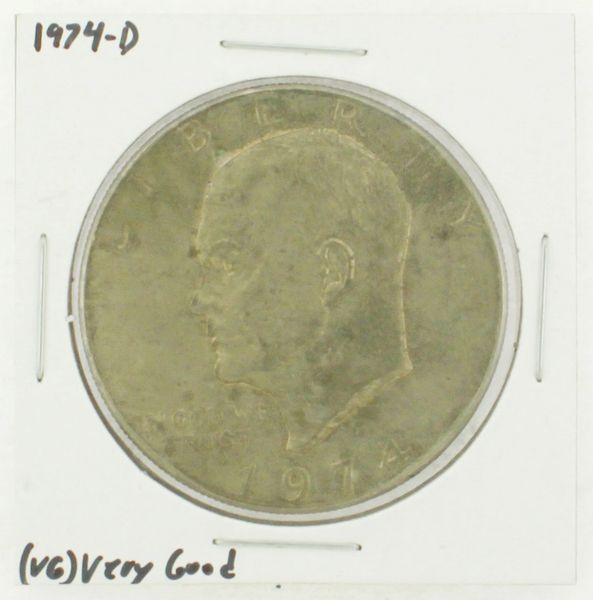 1974-D Eisenhower Dollar RATING: (VG) Very Good N2-3744-10