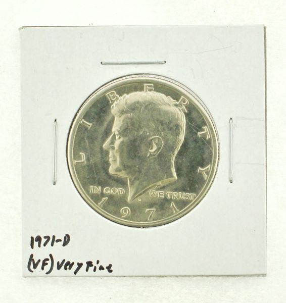1971-D Kennedy Half Dollar (VF) Very Fine N2-3450-1