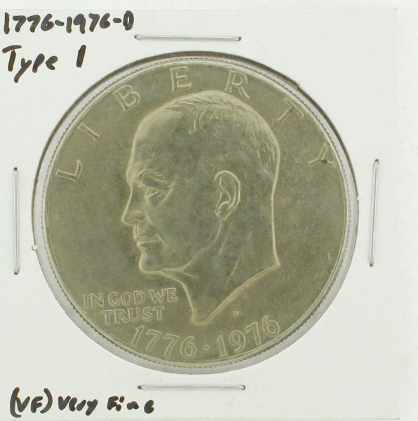 1976-D Type I Eisenhower Dollar RATING: (VF) Very Fine (N2-3934-01)