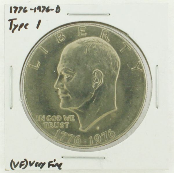 1976-D Type I Eisenhower Dollar RATING: (VF) Very Fine (N2-3934-02)