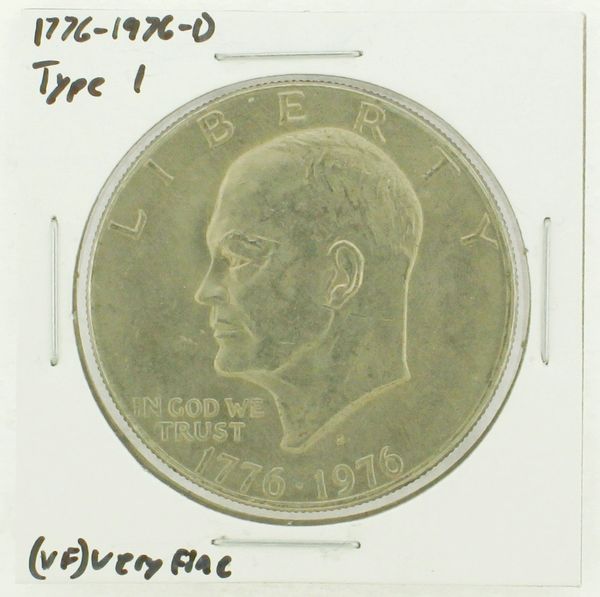 1976-D Type I Eisenhower Dollar RATING: (VF) Very Fine (N2-3934-09)