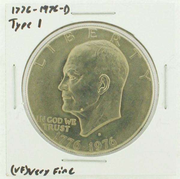 1976-D Type I Eisenhower Dollar RATING: (VF) Very Fine (N2-3934-12)