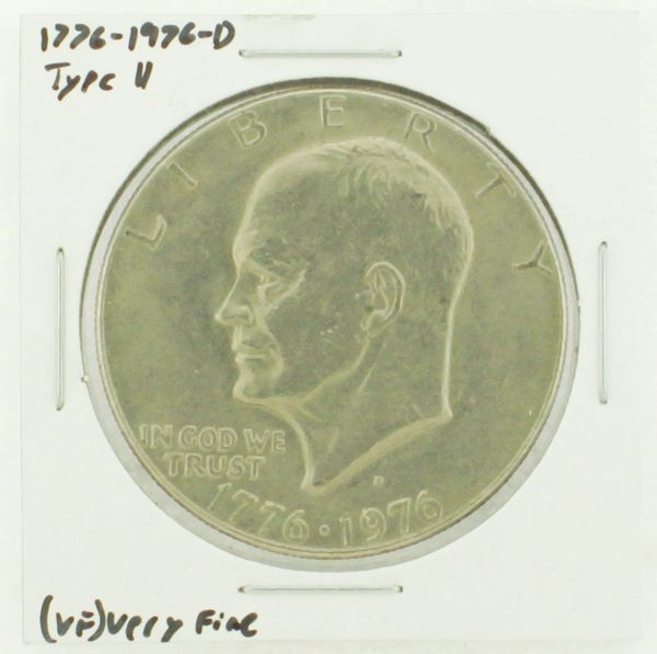 1976-D Type II Eisenhower Dollar RATING: (VF) Very Fine (N2-3950-01)