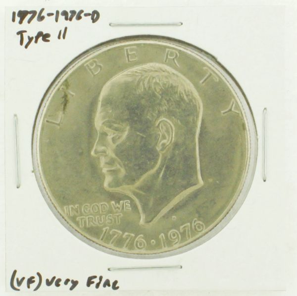 1976-D Type II Eisenhower Dollar RATING: (VF) Very Fine (N2-3950-02)