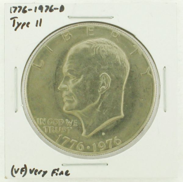 1976-D Type II Eisenhower Dollar RATING: (VF) Very Fine (N2-3950-08)