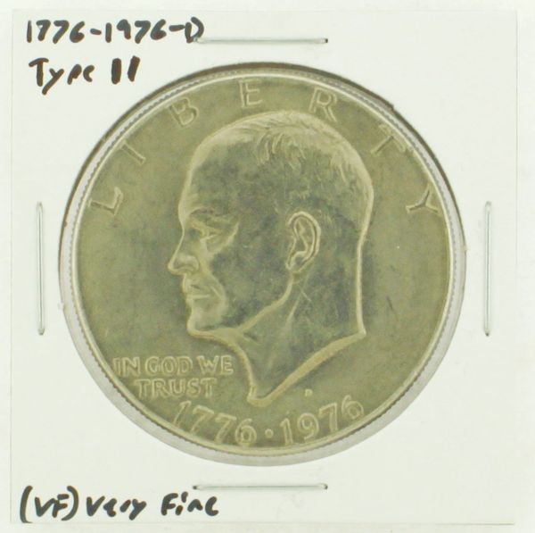 1976-D Type II Eisenhower Dollar RATING: (VF) Very Fine (N2-3950-10)