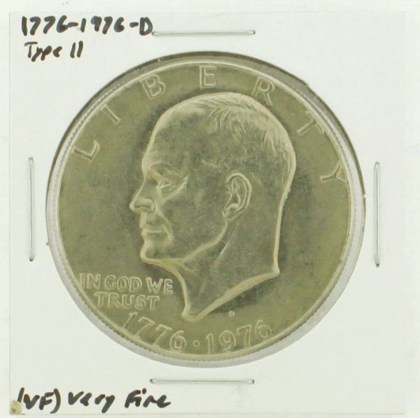 1976-D Type II Eisenhower Dollar RATING: (VF) Very Fine (N2-3950-11)