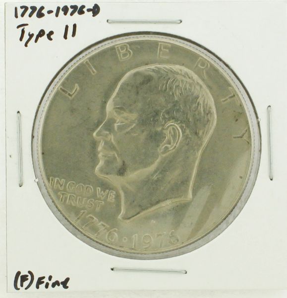 1976-D Type II Eisenhower Dollar RATING: (F) Fine (N2-4091)