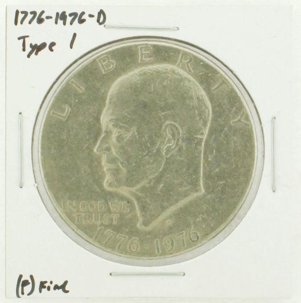 1976-D Type I Eisenhower Dollar RATING: (F) Fine (N2-4044-01)