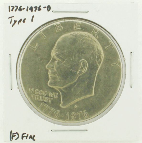 1976-D Type I Eisenhower Dollar RATING: (F) Fine (N2-4044-03)