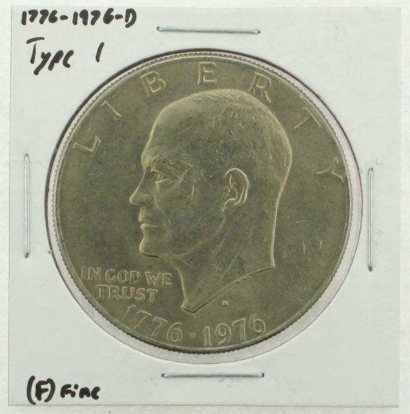1976-D Type I Eisenhower Dollar RATING: (F) Fine (N2-4044-04)