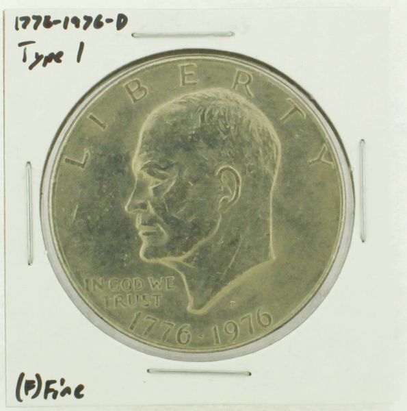 1976-D Type I Eisenhower Dollar RATING: (F) Fine (N2-4044-06)