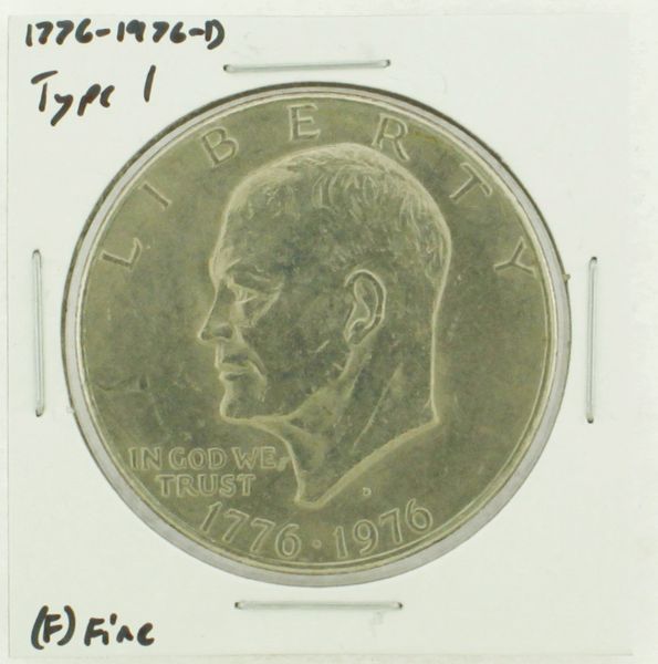 1976-D Type I Eisenhower Dollar RATING: (F) Fine (N2-4044-08)