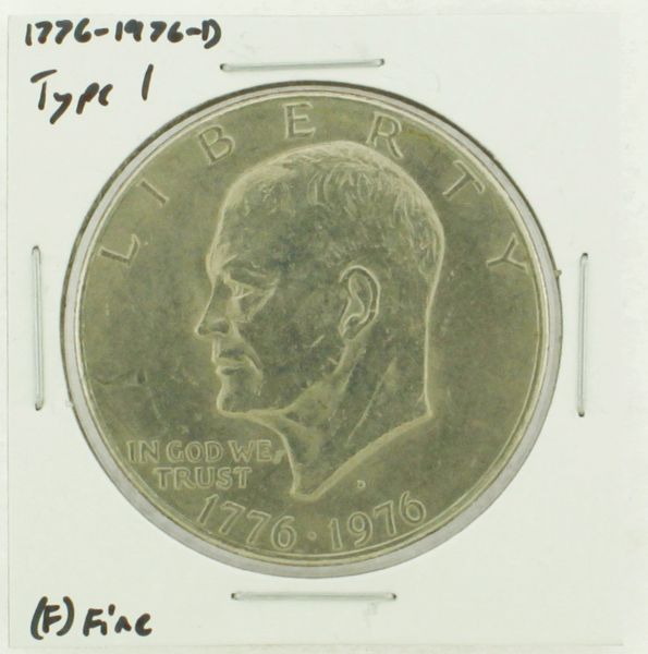 1976-D Type I Eisenhower Dollar RATING: (F) Fine (N2-4044-08)
