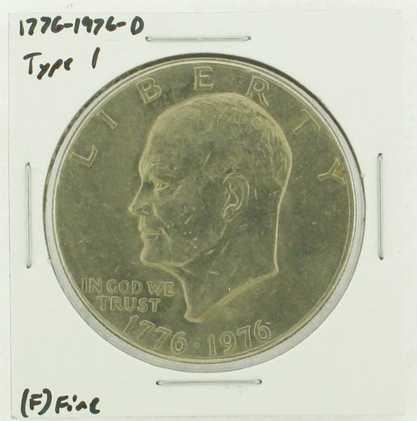 1976-D Type I Eisenhower Dollar RATING: (F) Fine (N2-4044-09)
