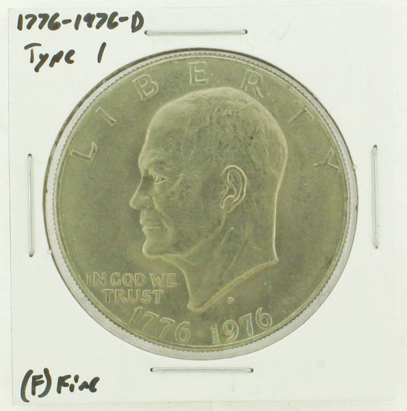 1976-D Type I Eisenhower Dollar RATING: (F) Fine (N2-4044-10)