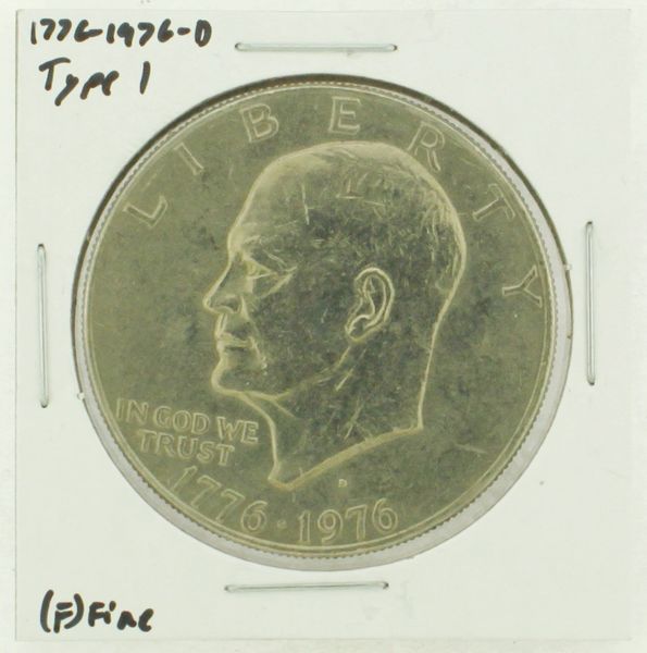 1976-D Type I Eisenhower Dollar RATING: (F) Fine (N2-4044-12)