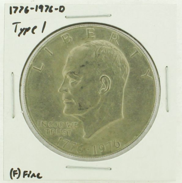 1976-D Type I Eisenhower Dollar RATING: (F) Fine (N2-4044-15)