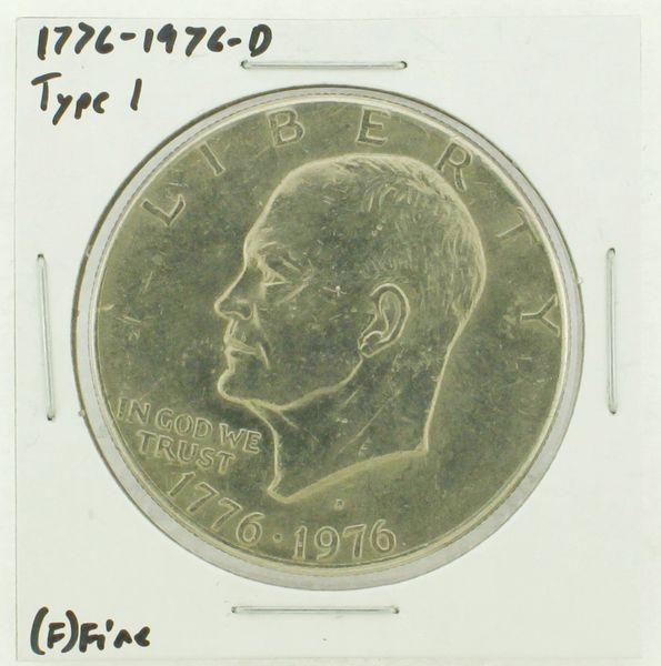 1976-D Type I Eisenhower Dollar RATING: (F) Fine (N2-4044-16)