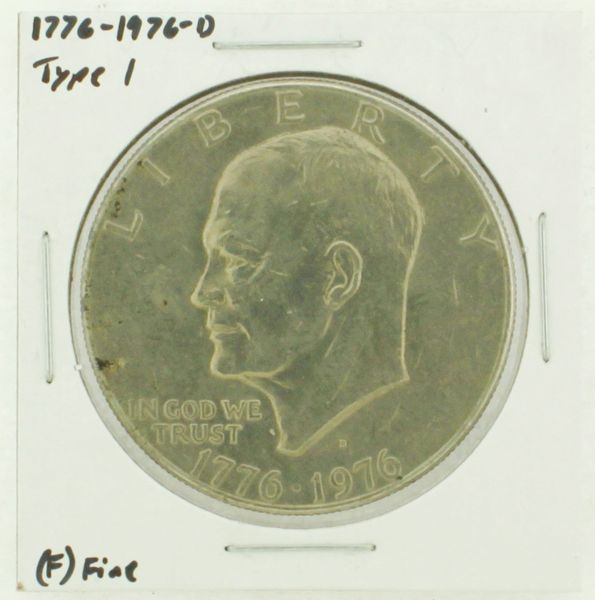1976-D Type I Eisenhower Dollar RATING: (F) Fine (N2-4044-18)