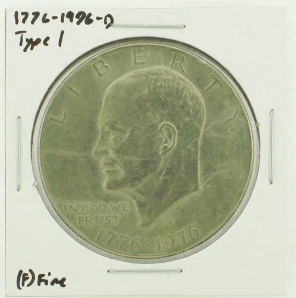 1976-D Type I Eisenhower Dollar RATING: (F) Fine (N2-4044-19)