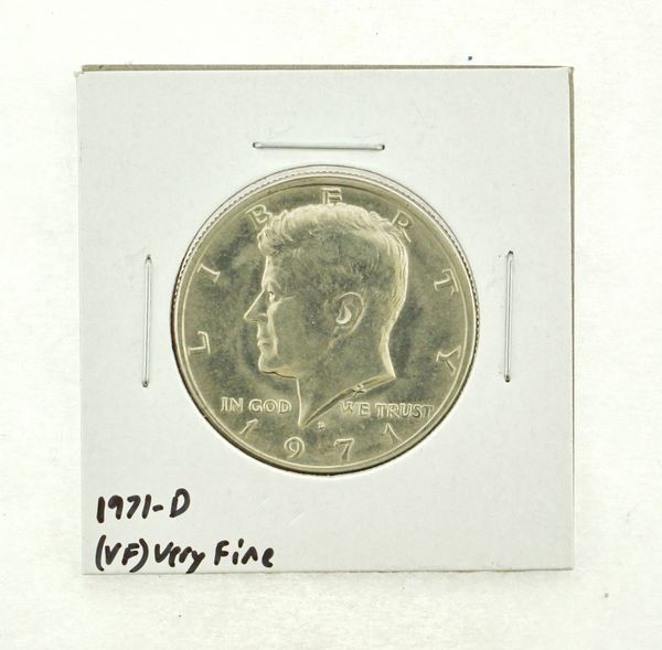 1971-D Kennedy Half Dollar (VF) Very Fine N2-3450-3