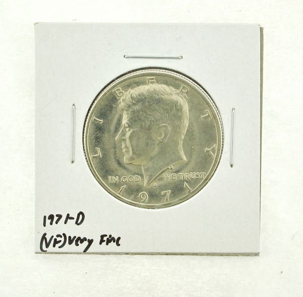 1971-D Kennedy Half Dollar (VF) Very Fine N2-3450-5