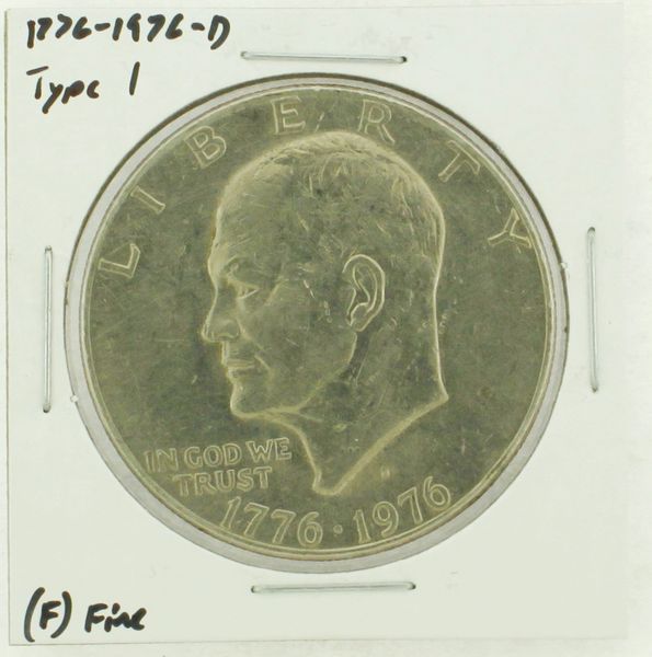 1976-D Type I Eisenhower Dollar RATING: (F) Fine (N2-4044-20)