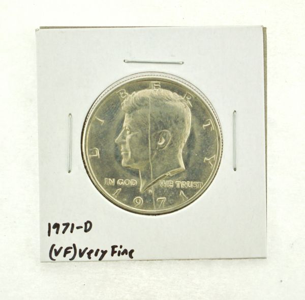 1971-D Kennedy Half Dollar (VF) Very Fine N2-3450-6