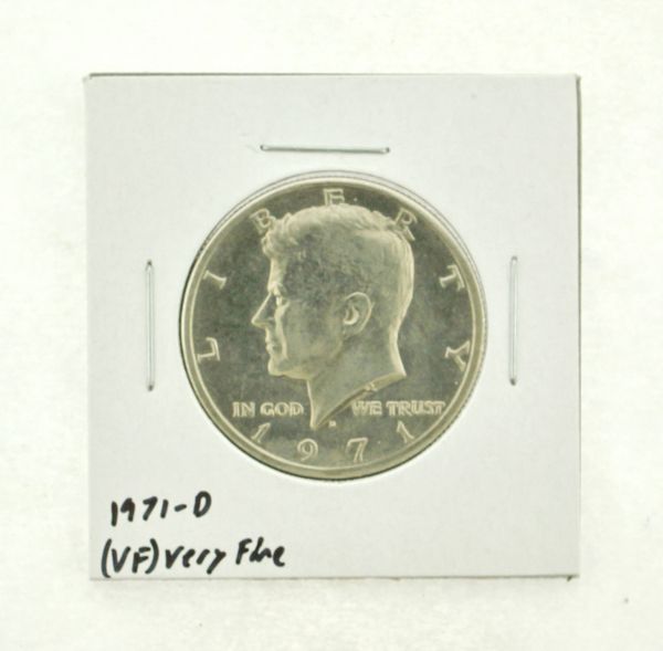 1971-D Kennedy Half Dollar (VF) Very Fine N2-3450-7