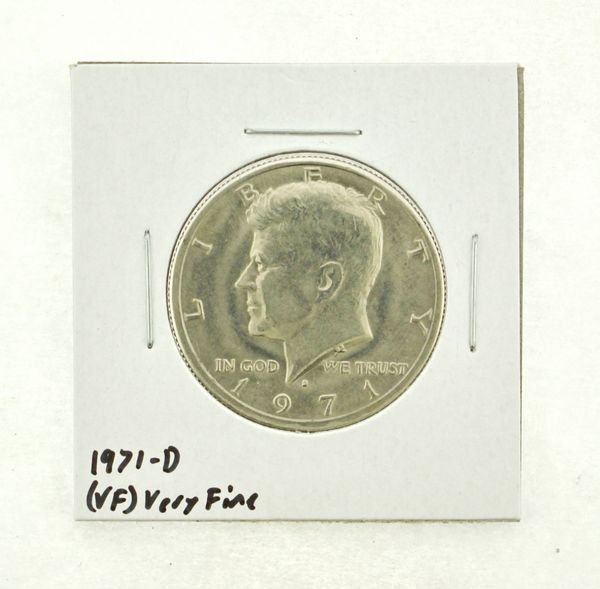 1971-D Kennedy Half Dollar (VF) Very Fine N2-3450-9