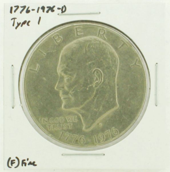 1976-D Type I Eisenhower Dollar RATING: (F) Fine (N2-4044-25)