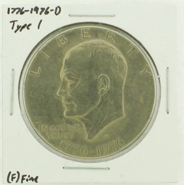 1976-D Type I Eisenhower Dollar RATING: (F) Fine (N2-4044-26)