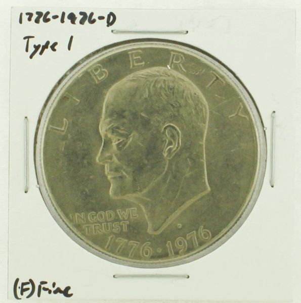 1976-D Type I Eisenhower Dollar RATING: (F) Fine (N2-4044-27)